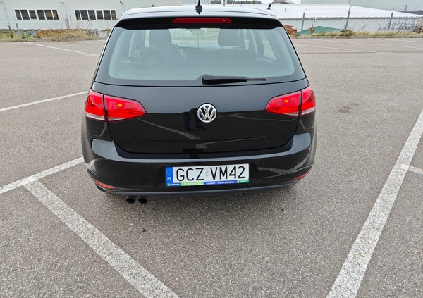 Volkswagen Golf cena 37000 przebieg: 145000, rok produkcji 2013 z Koszalin małe 781